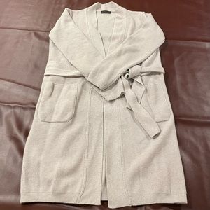 Grey cashmere cardigan